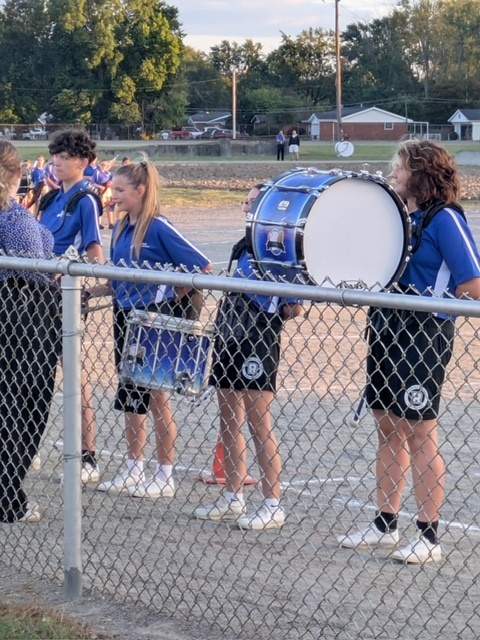 Riverdale Falcons Marching Band at Hancock County Fair Band Show