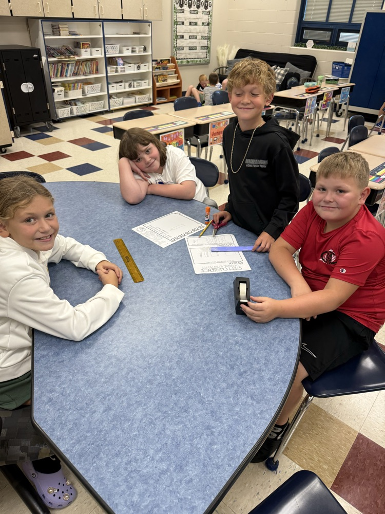 Students working in groups