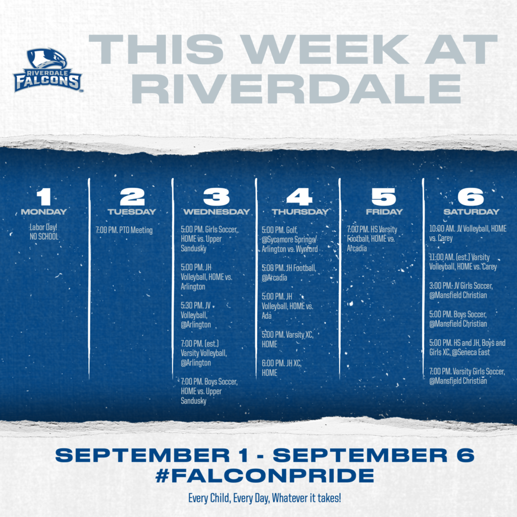 Sept 1st to Sept 6th activities