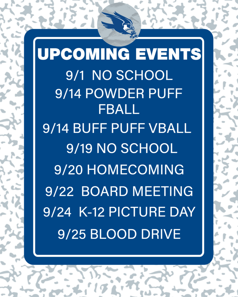 Falcon Nest News September Edition Upcoming Events
