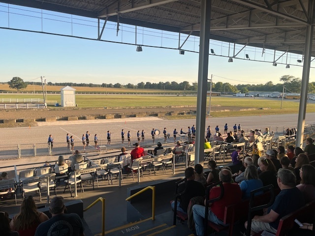 Riverdale High School  Marching Band performing at the Hardin County Fair, Tuesday September 02, 2025