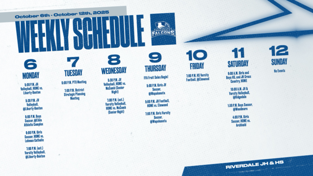 weekly events