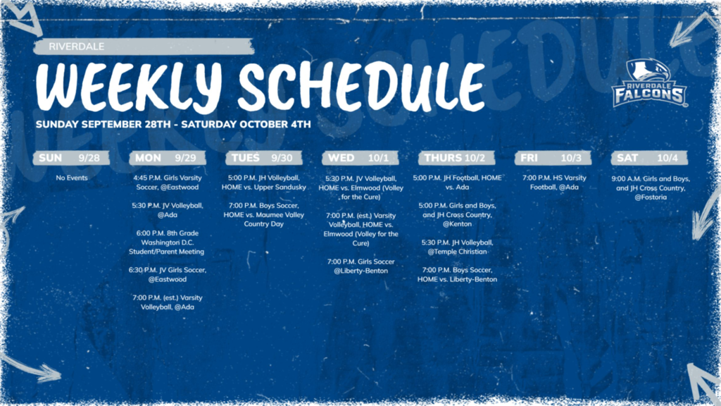 weekly events