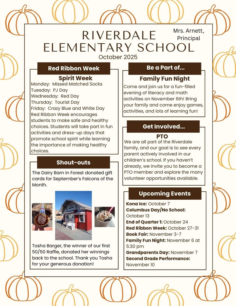 October 2025 Elementary Principal's Newsletter