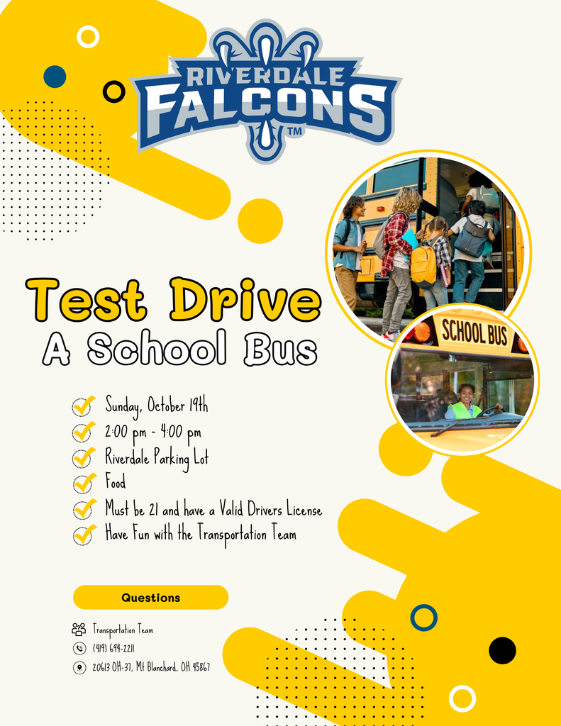 Details for School Bus Test Drive