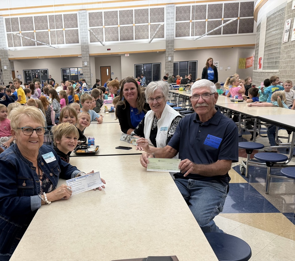 Student Lunch Account Donations from the classes of 63, 64, and 65, Thank you.