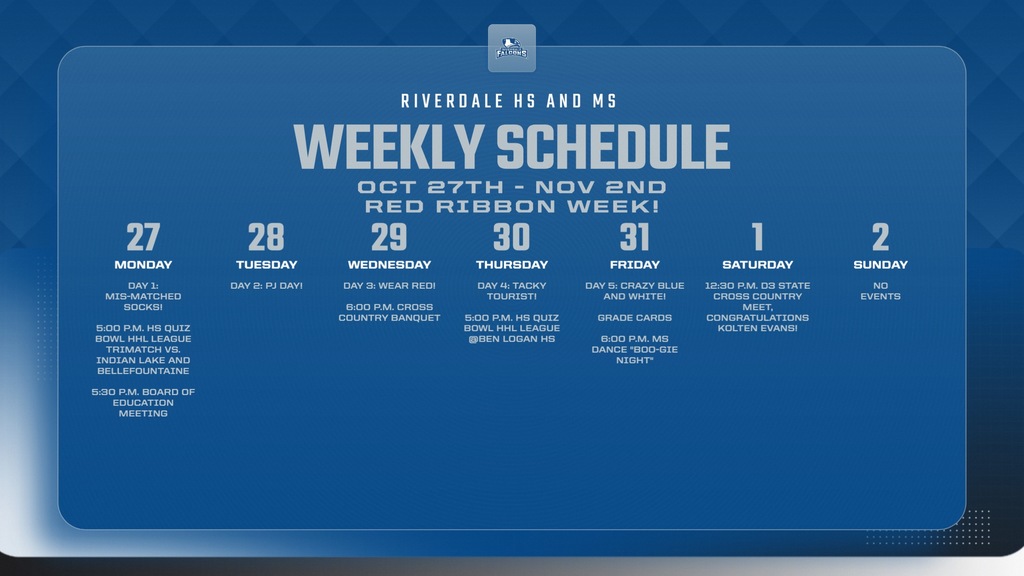 weekly events