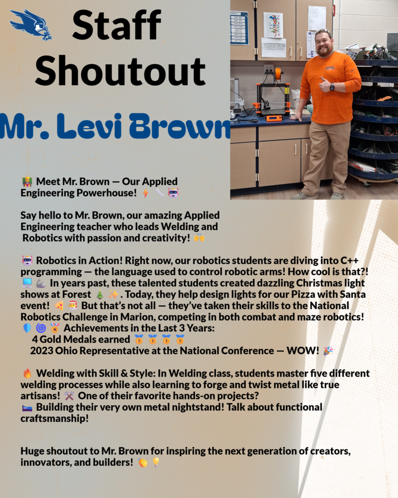 Staff Shoutout for November 2025 Enewsletter