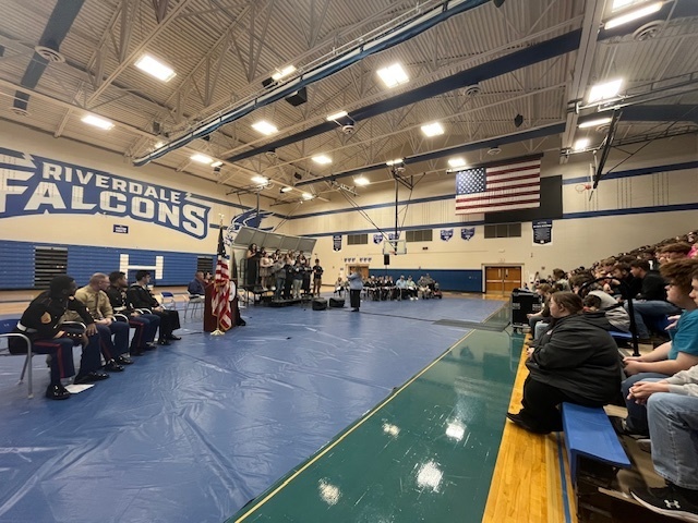 Veteran's Day assembly, RHS Gym