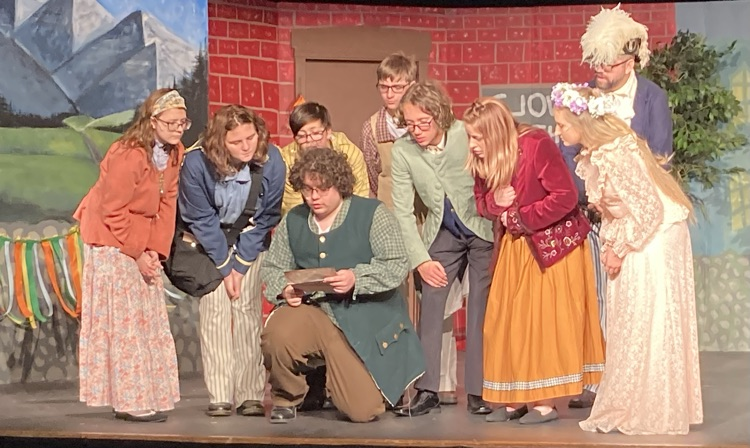 play cast reading letter