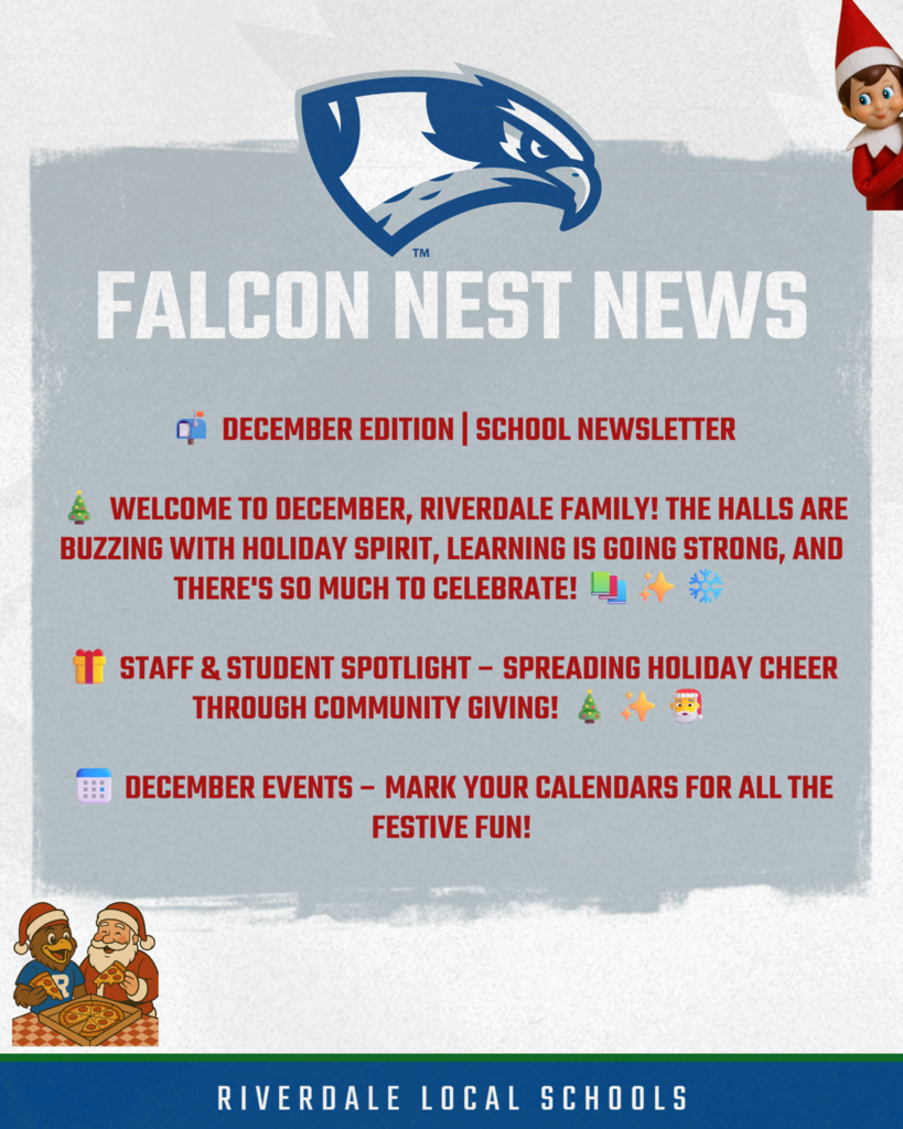 December Falcon Nest News Coverpage