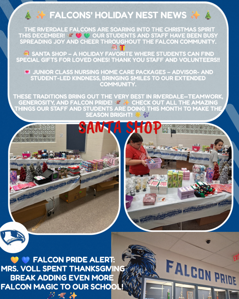 December Falcon Nest News Staff Shoutout 