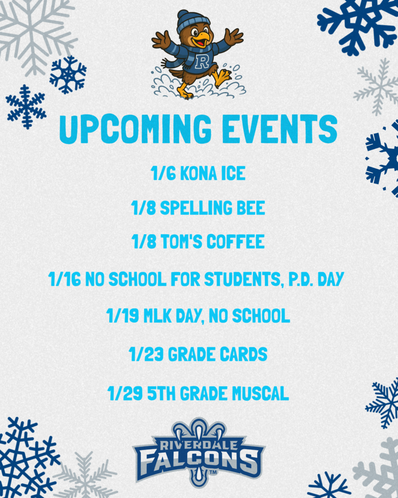 Falcons Nest News January 2026 Upcoming Events