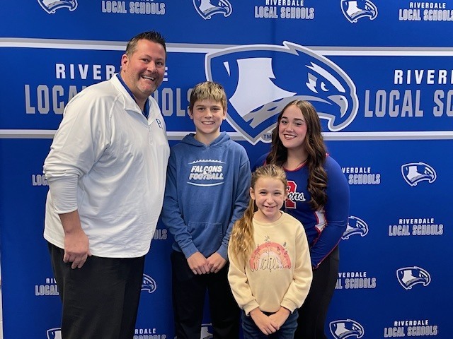 Janurary Falcons of the Month: Congratulations: Isabelle Egbert, Brandy Welly, Brendalyn Haley, Carson Davison, Mrs. Lynsie Moore (not pictured)