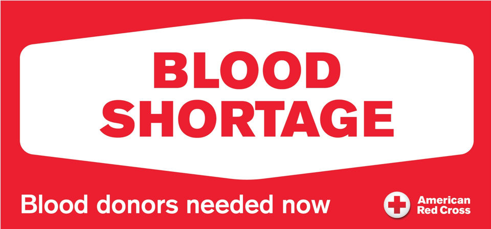 Blood shortage