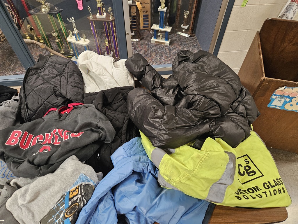 Coats that have been found.