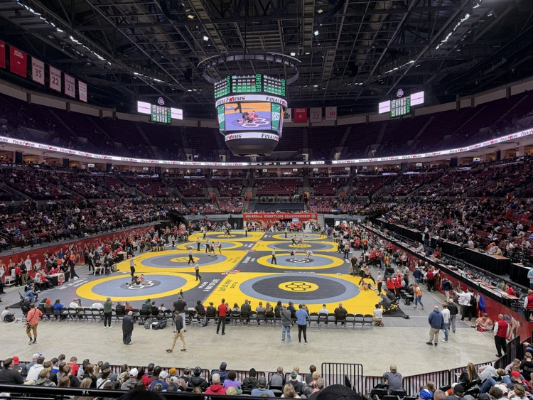 Grady wrestling at state