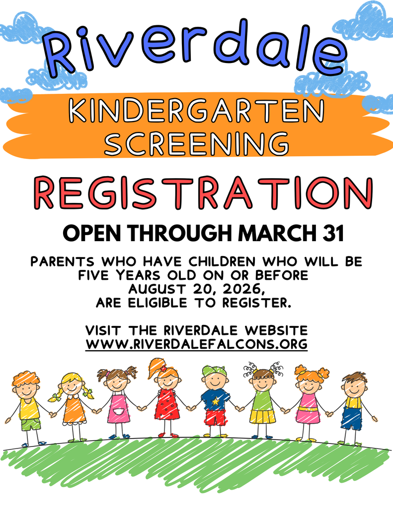 Kindergarten Screening Registration flyer