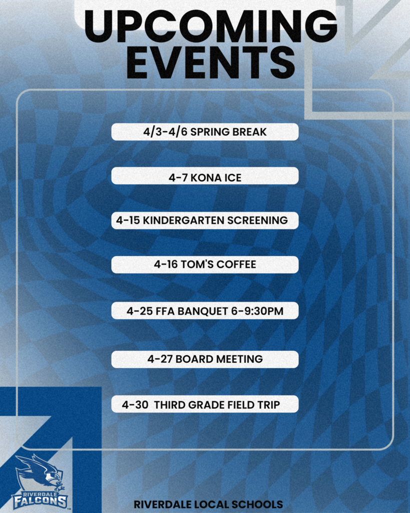 Falcon Nest News April 2026 Upcoming Events