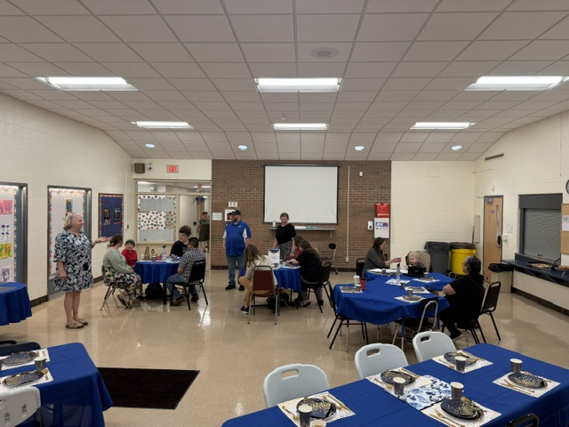 Riverdale students Braxton Kemmere and Emilio Elizondo-Collins awarded Students of the quarter at today's Blanchard Valley Center ESS School Breakfast of champions.  Also receiving honors, employee of the quarter, Riverdale bus driver Jim Mason.
