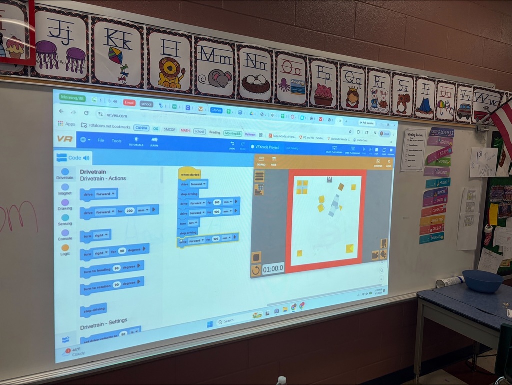 The board full of coding info