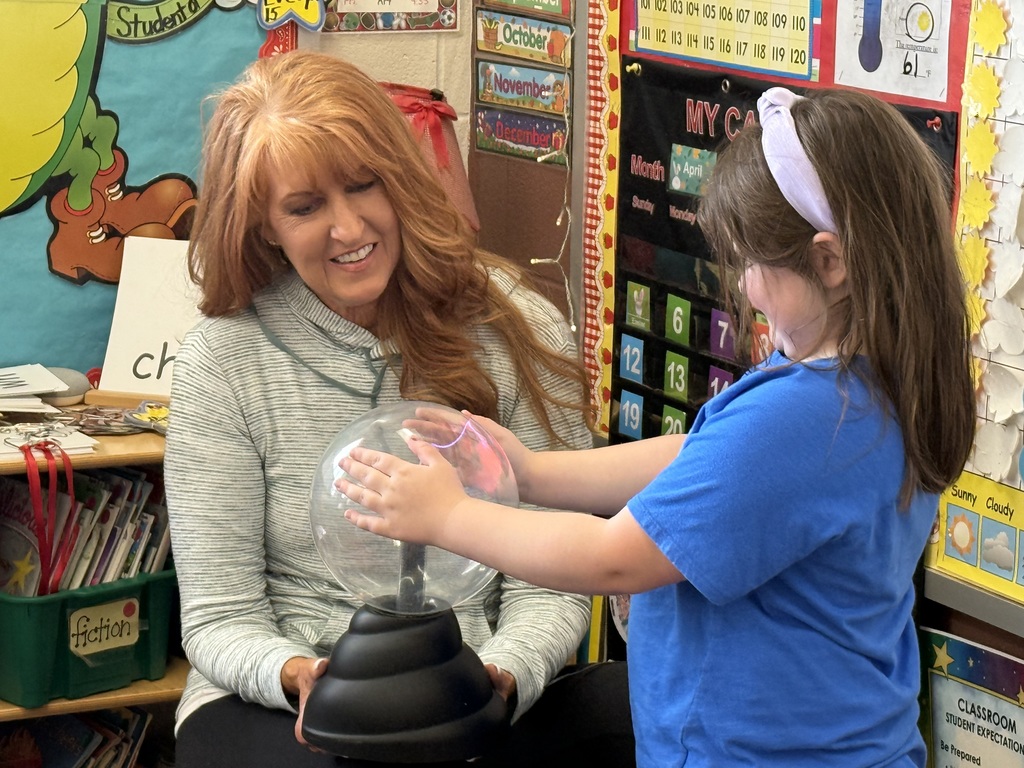 Learning how to use the static electricity ball.