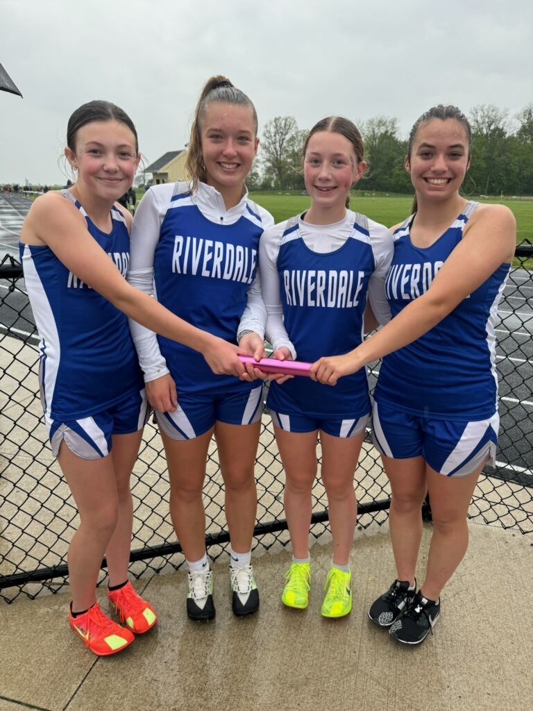 🚨 NEW SCHOOL RECORD ALERT 🚨  Congratulations to Grace Riegle, Natalie Goodrich, Kinley Vent, and Adlynn Woodruff on setting a new Riverdale JH Track school record! 🏃‍♀️🔥  ⏱️ Previous Record: 11:29.5 ⏱️ New Record: 11:16.5  An incredible accomplishment by these young ladies and a great moment for Riverdale JH Track! Falcon Pride!