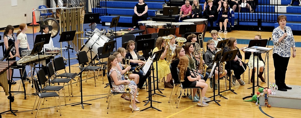 Mrs Bickford and the band