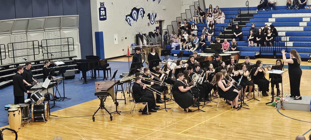 High School Band performing