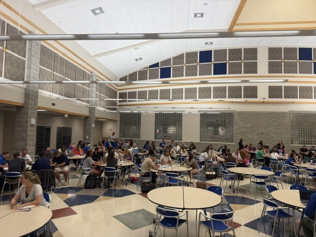 The first all staff meeting at the first PD day for the 2026-2027 school year