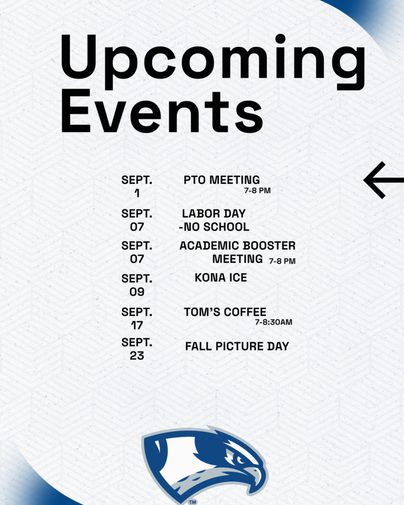 Page 8 September 2026 Falcon Nest News Upcoming Events