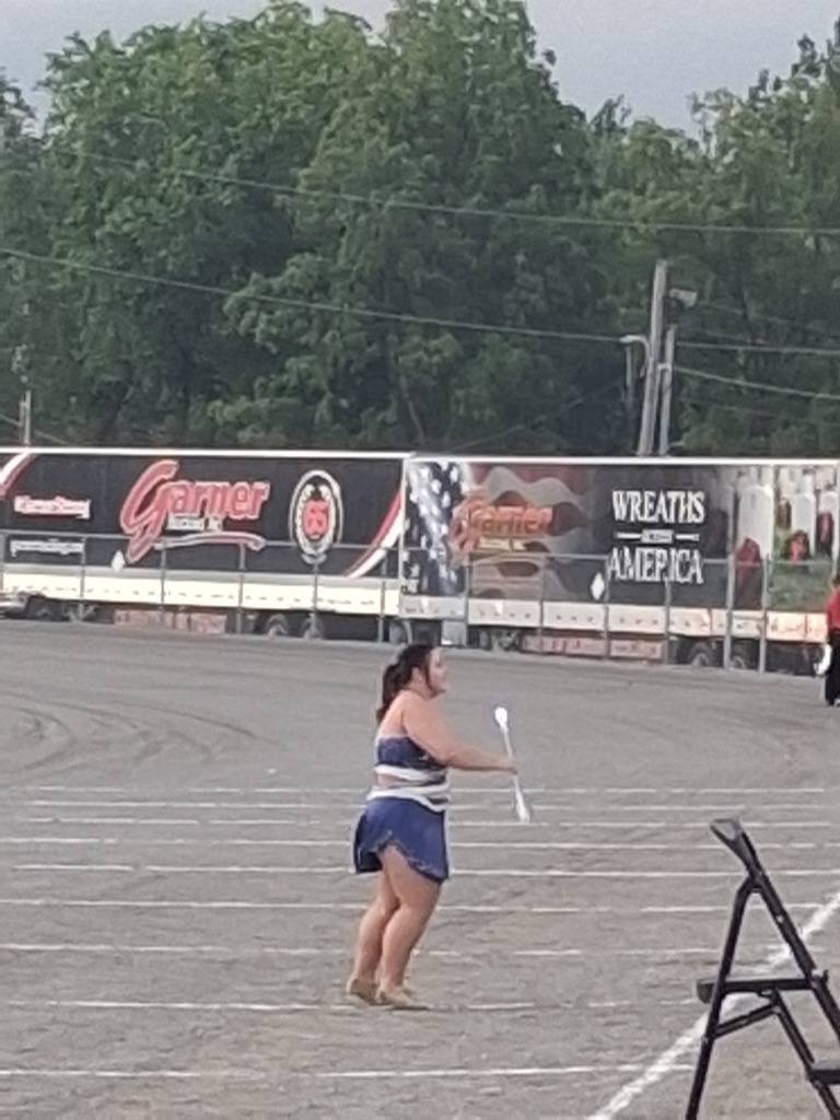 Band Members March Strong at the Hancock County Fair Band Show!
