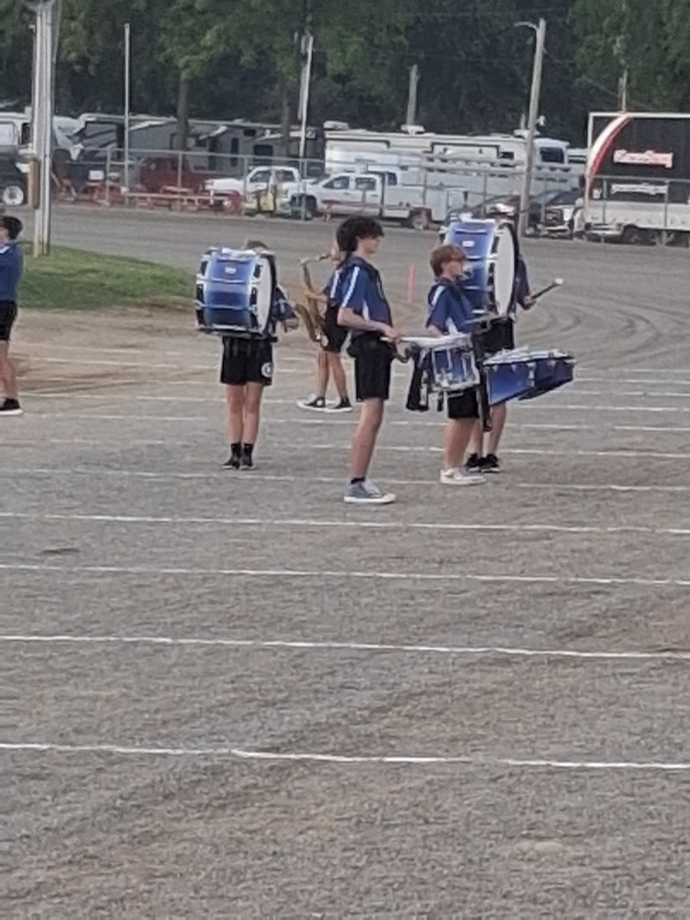 Band Members March Strong at the Hancock County Fair Band Show!