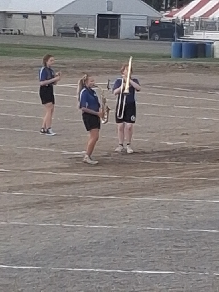 Band Members March Strong at the Hancock County Fair Band Show!