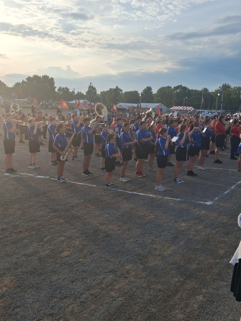 Band Members March Strong at the Hancock County Fair Band Show!