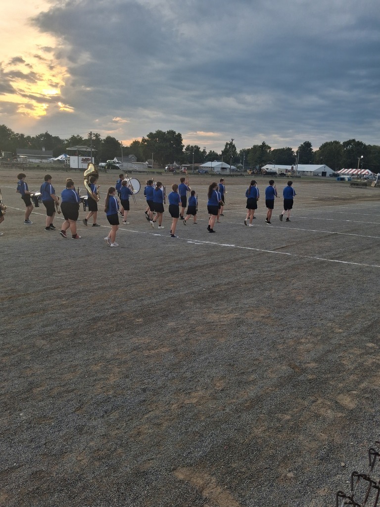 Band Members March Strong at the Hancock County Fair Band Show!