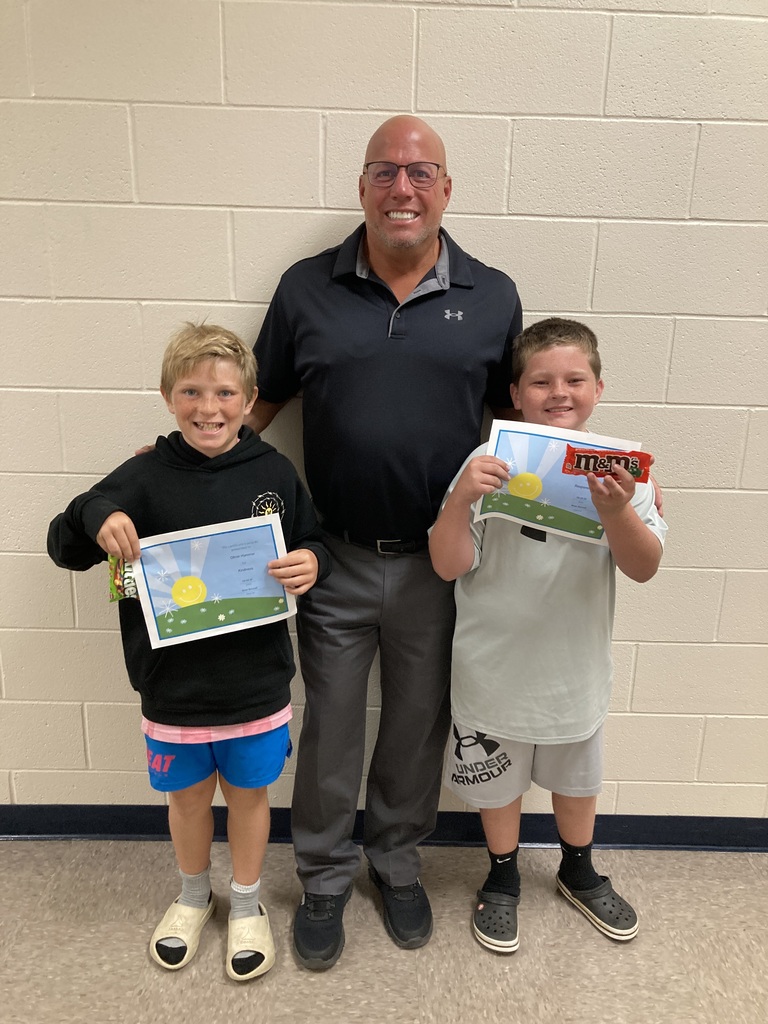 these young Falcons for setting a positive example through their hard work, kindness, responsibility, and positive attitude.