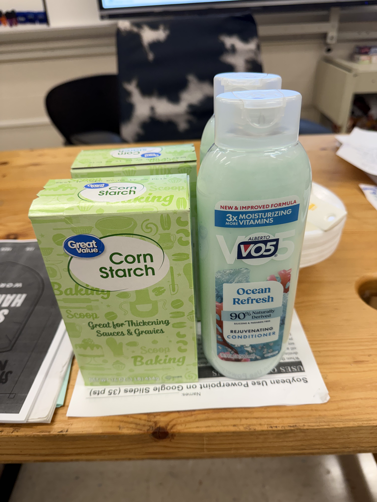 cornstarch and conditioner to make their very own Play-Doh