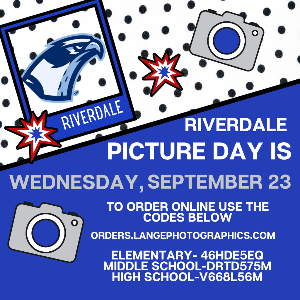 Picture day is September 23. Each school has a different code.
