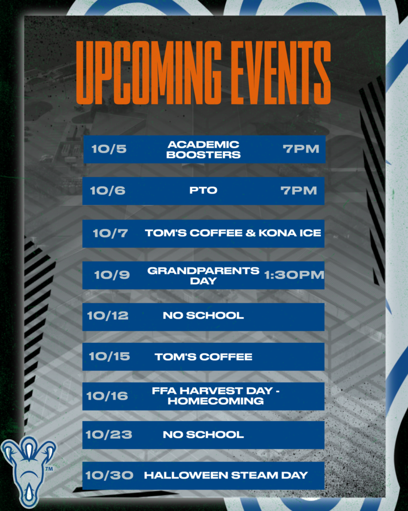 Page 4 October 2026 Edition Falcon Nest News Upcoming Events