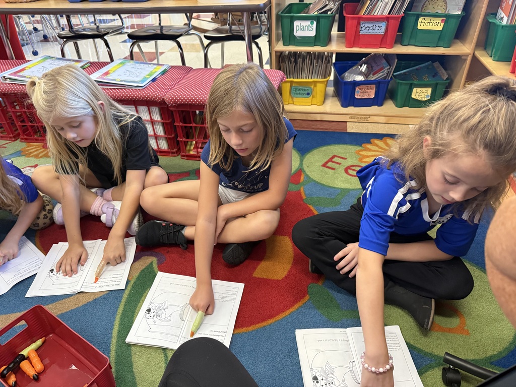 Mrs. Brooks’ 1st grade class reading