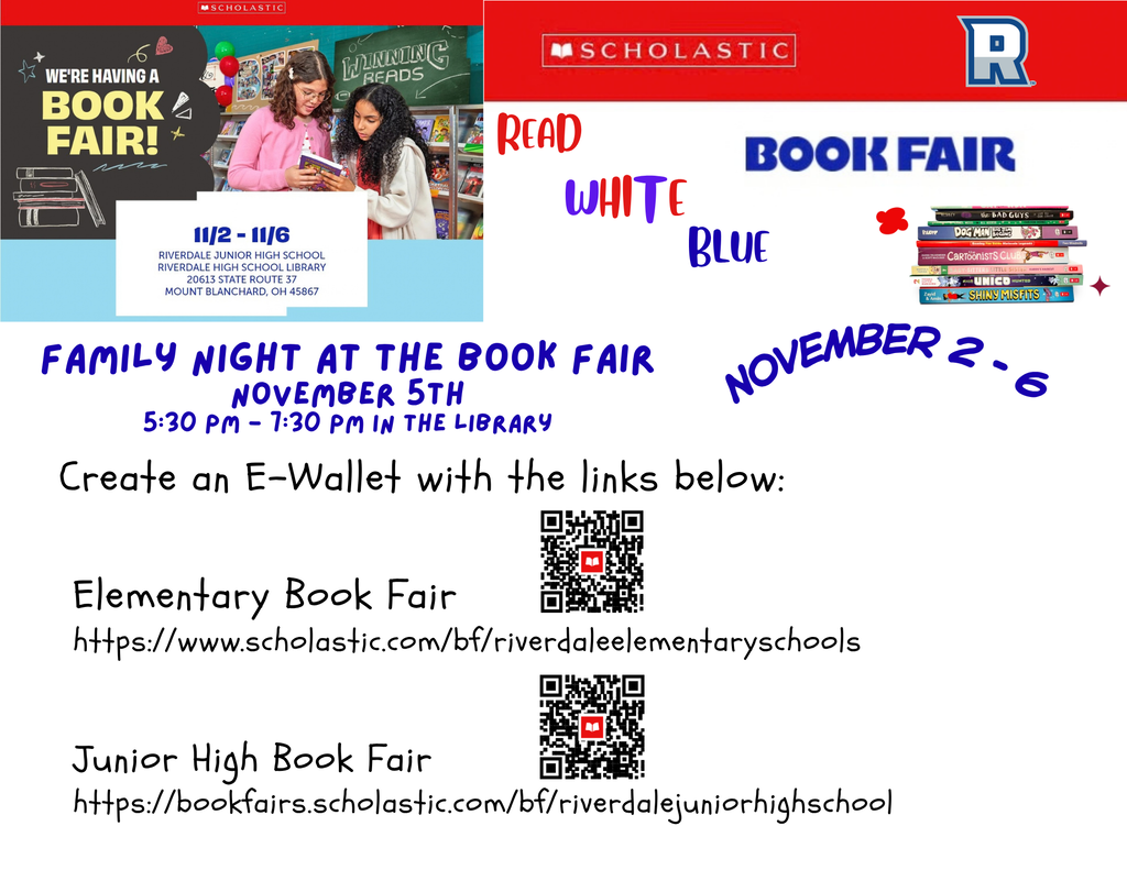 Scholastic Book Fair ~ November 2nd - 6th, 2026!