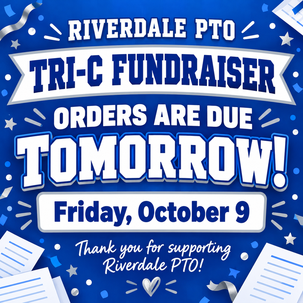 PTO Fundraiser orders are due tomorrow, October 9