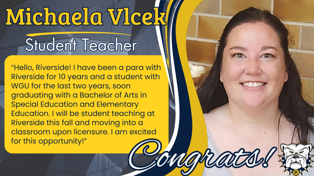 Congrats Michaela