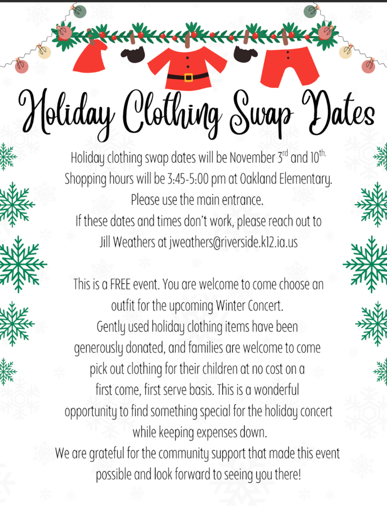 Holiday Clothing Swap