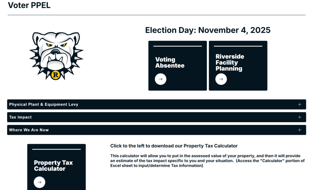 Voter PPEL Website