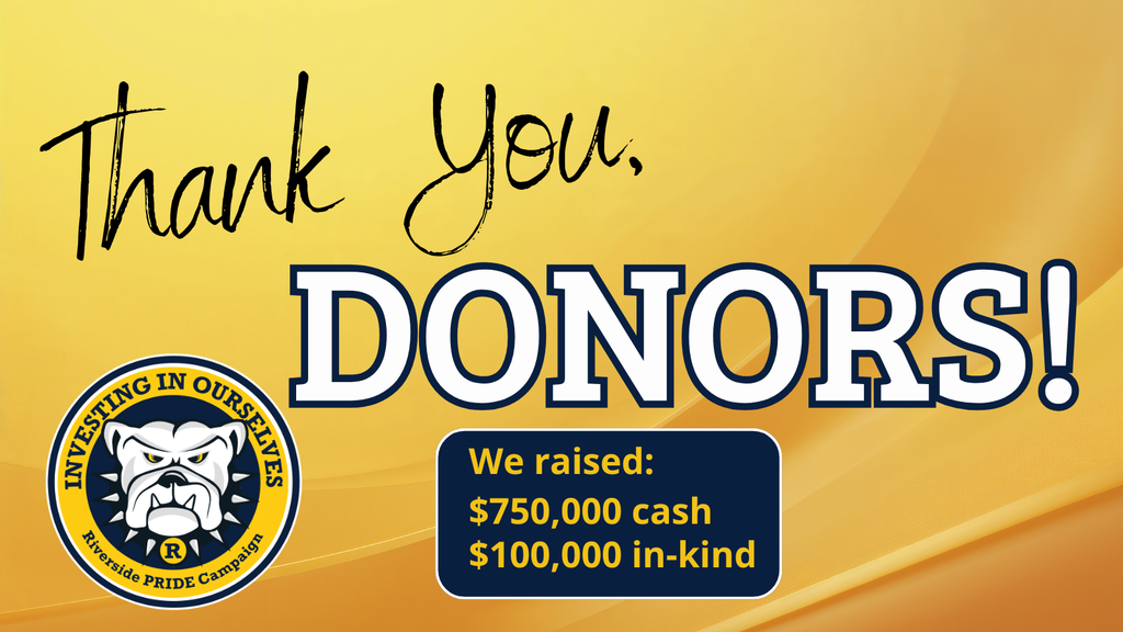 Thank you, Donors