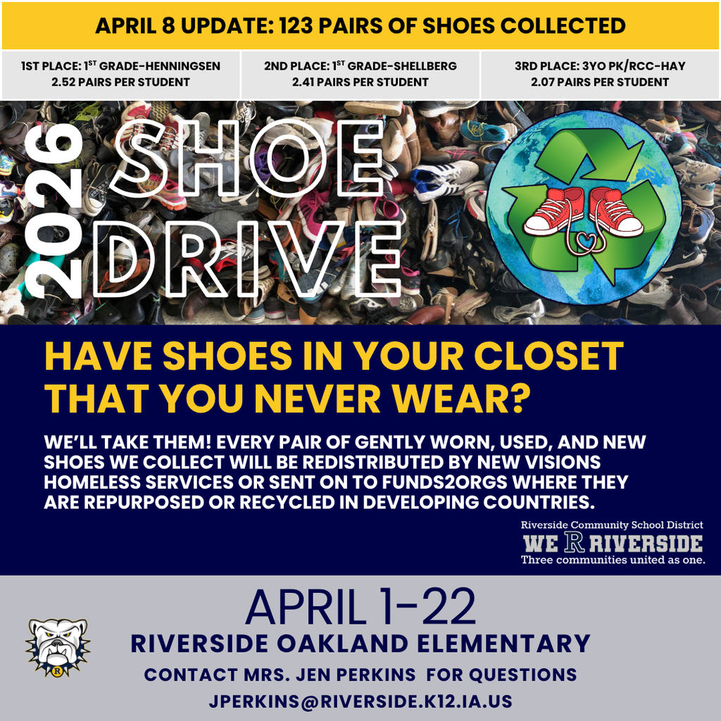 Shoe Drive Update