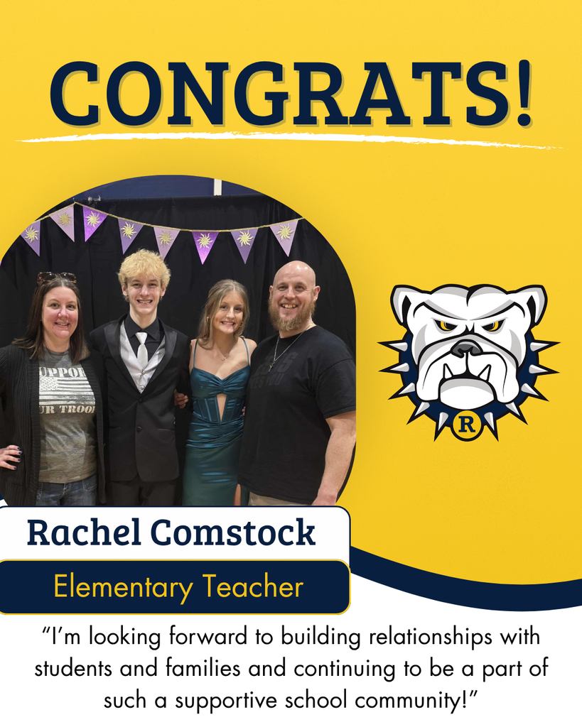 Congrats Rachel Comstock
