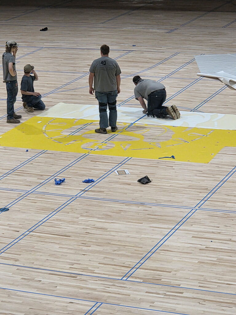 gym floor